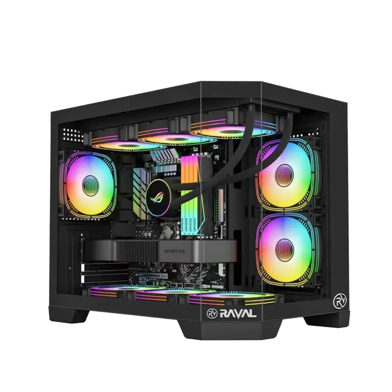 RAVAL Aurora Plus 6XFAN ARGB CASE GAMING