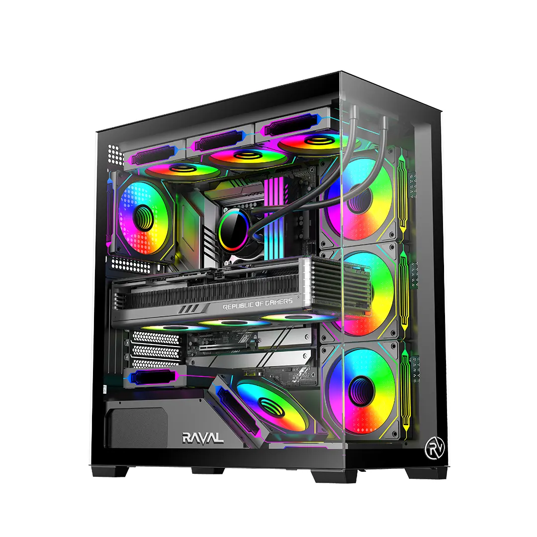 RAVAL Mega Prime 6XFAN ARGB CASE GAMING