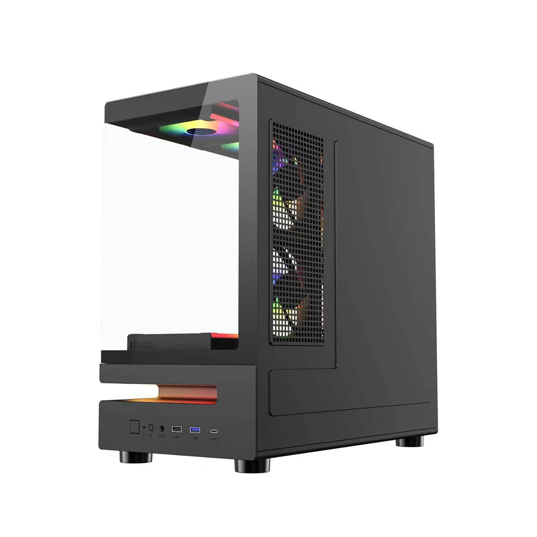 RAVAL Fury 3- 7 FAN ARGB CASE GAMING (Black) - Image 2