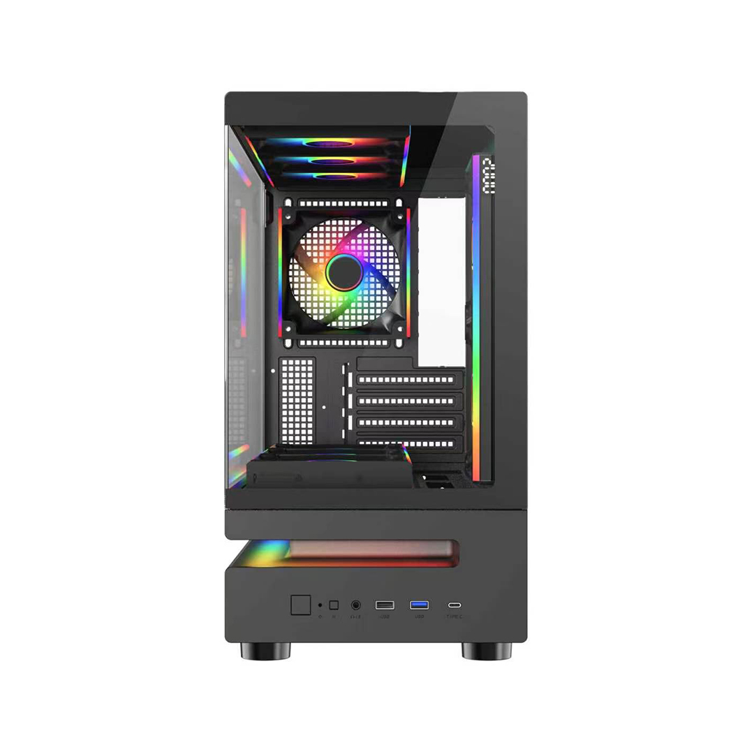 RAVAL Fury 3- 7 FAN ARGB CASE GAMING (Black) - Image 5